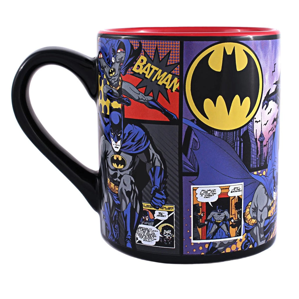 Silver Buffalo - DC Comics: Batman (Comic Panel) 14 oz. Ceramic Black –  Toynado