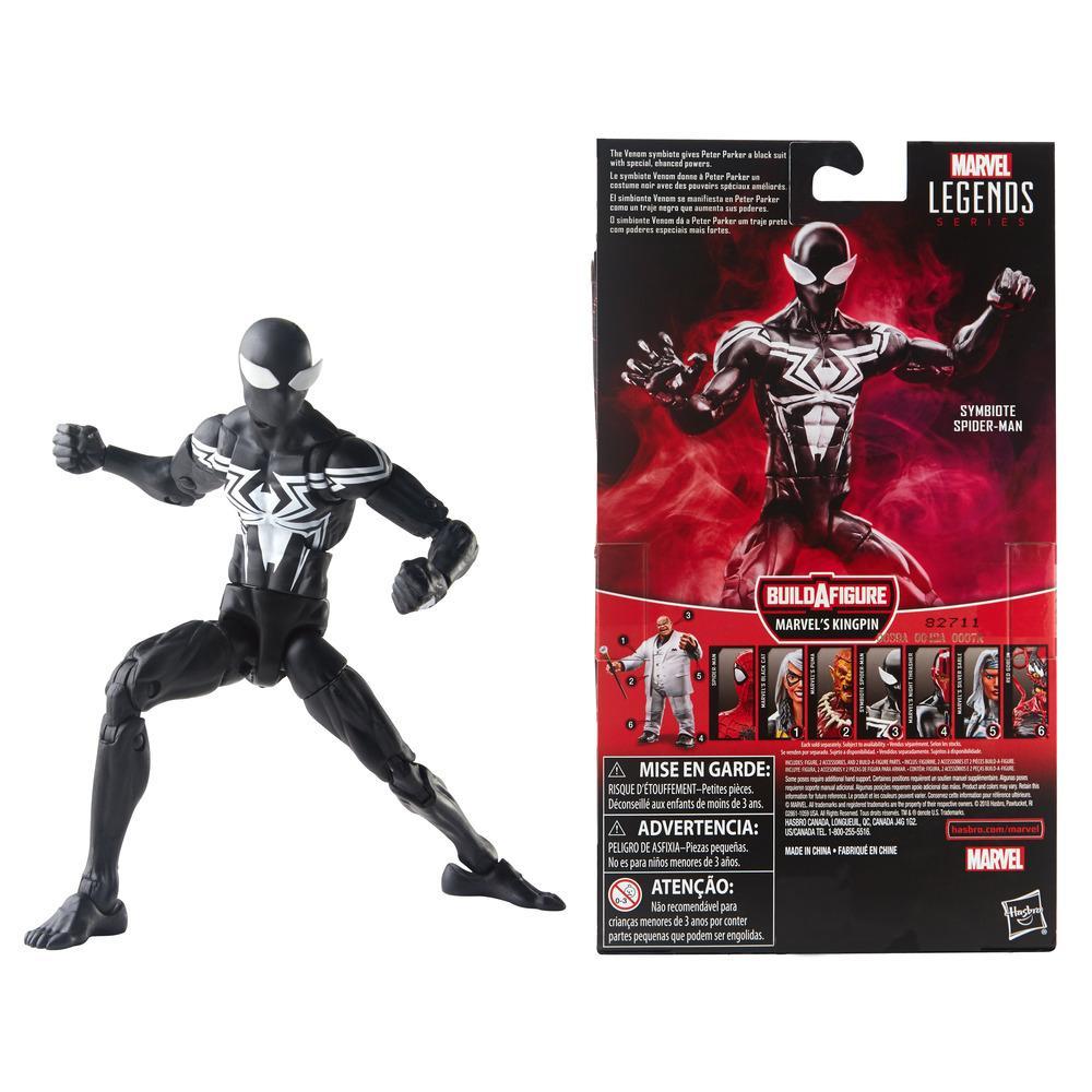 Marvel Legends - Spider-Man - Kingpin BAF - Symbiote Spider-Man (E3950 –  Toynado