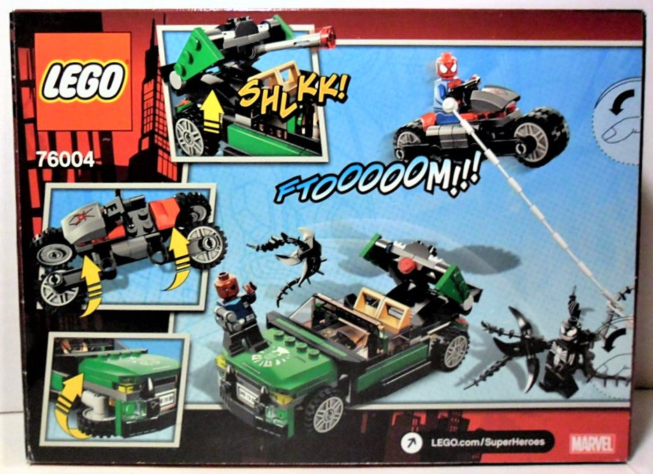 lego spiderman cycle chase