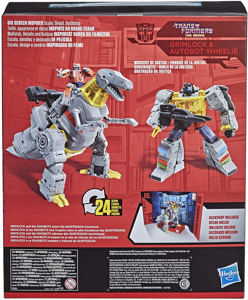 Transformers: Studio Series 86-06 - Transformers The Movie - Grimlock & Autobot Wheelie (F0714)