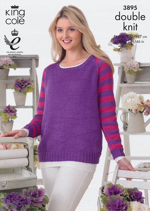 Sweaters in King Cole Giza Cotton DK (3895) – Deramores