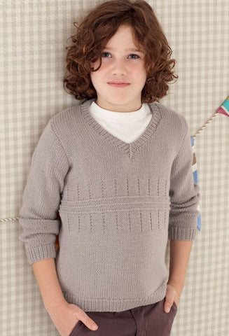 Babies and Boys V Neck Sweater and Tank in Sirdar Snuggly DK (4655 ...