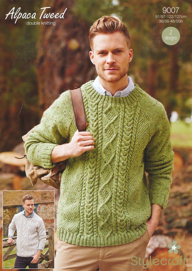 Sweaters in Stylecraft Alpaca Tweed DK (9007) – Deramores