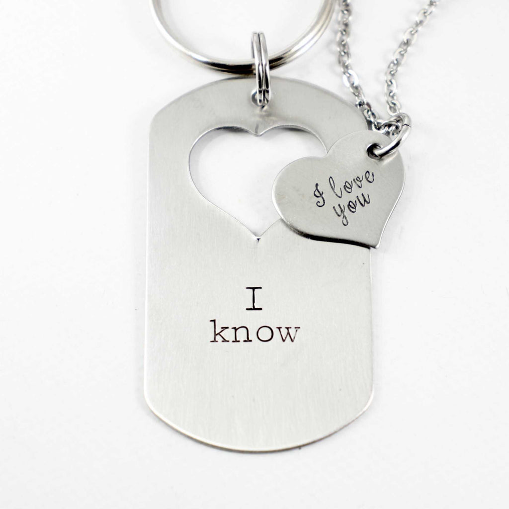 Dog Tag with heart cut out \u0026amp 