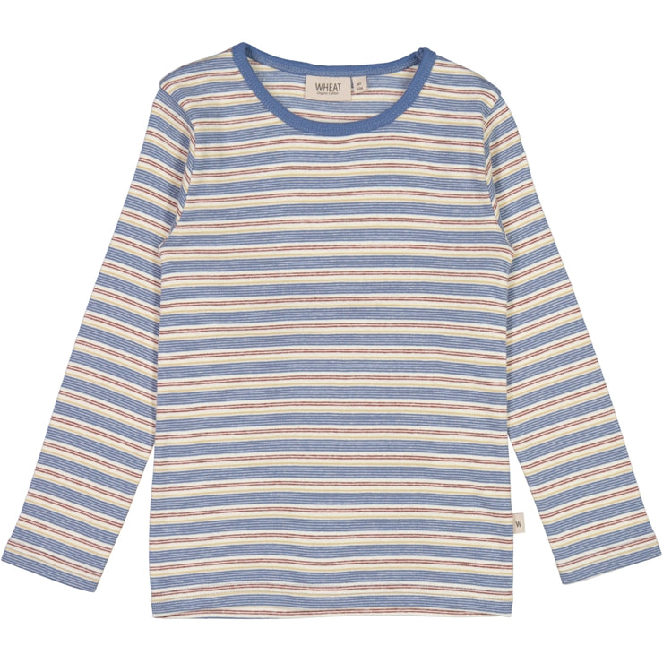 Wheat Langarmshirt Streifen Jersey Tops and T-Shirts 9087 bluefin multi stripe