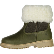 Timian Stiefel Wolle - olive