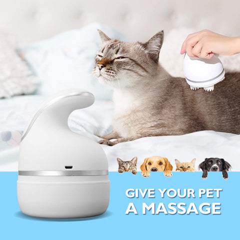 Hottest sale Cat Massager Cat toy Head Massager Scalp Massager Waterproof Wireless Body Massager