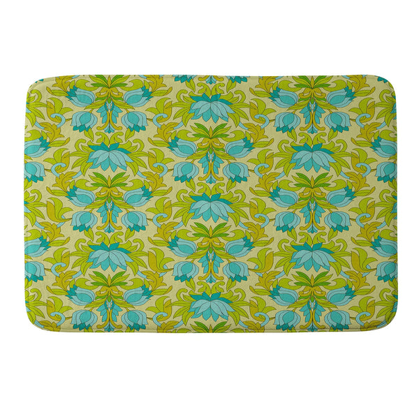 Leaves of Green Foam Bathroom Mat (DS) DD - Lil Bee's Bohemian