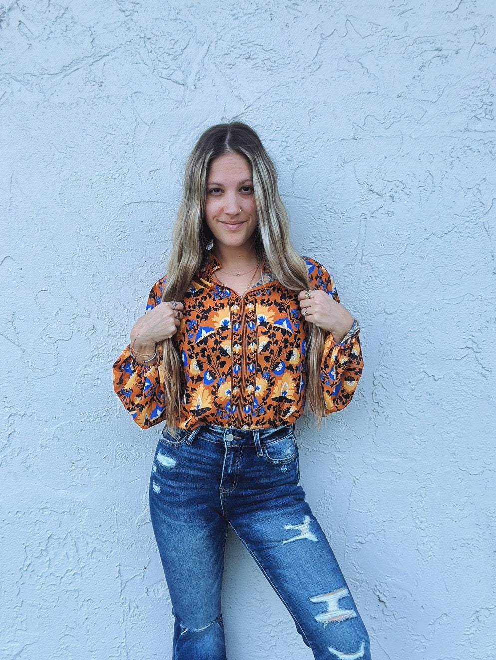 You're The Sunflower Floral Print Flare Pants