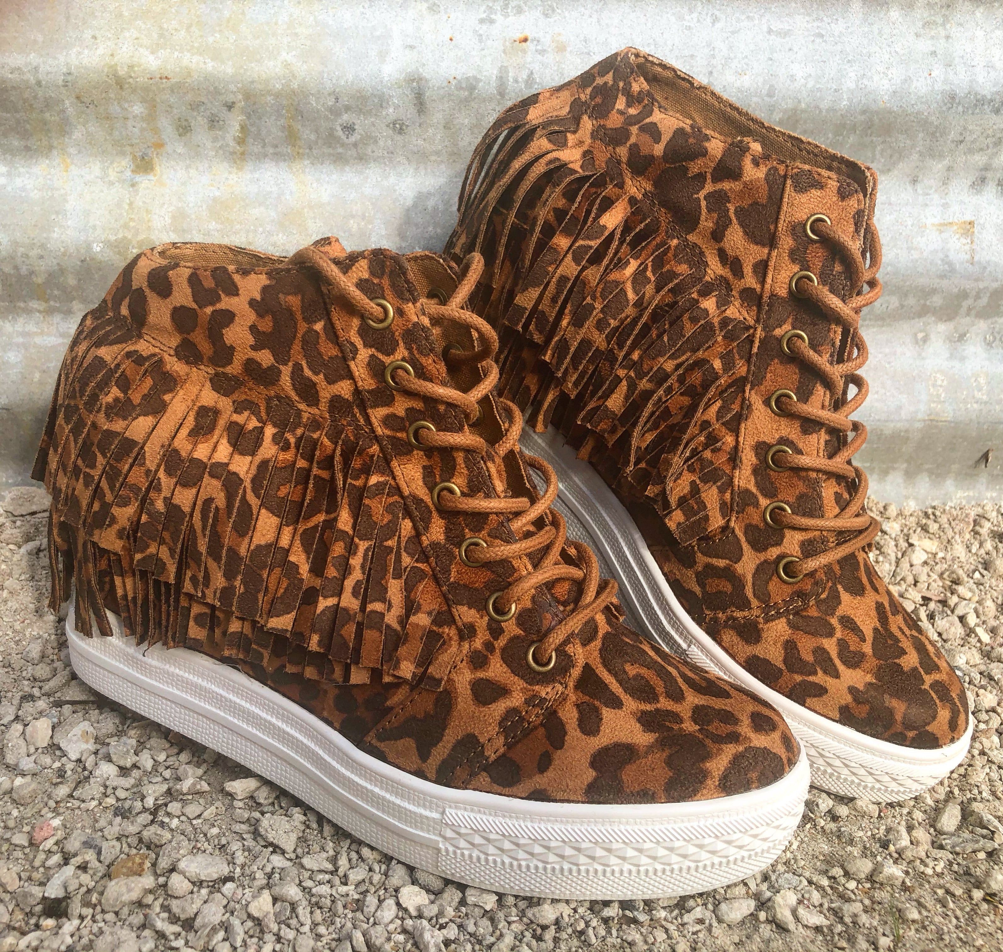 not rated leopard sneakers