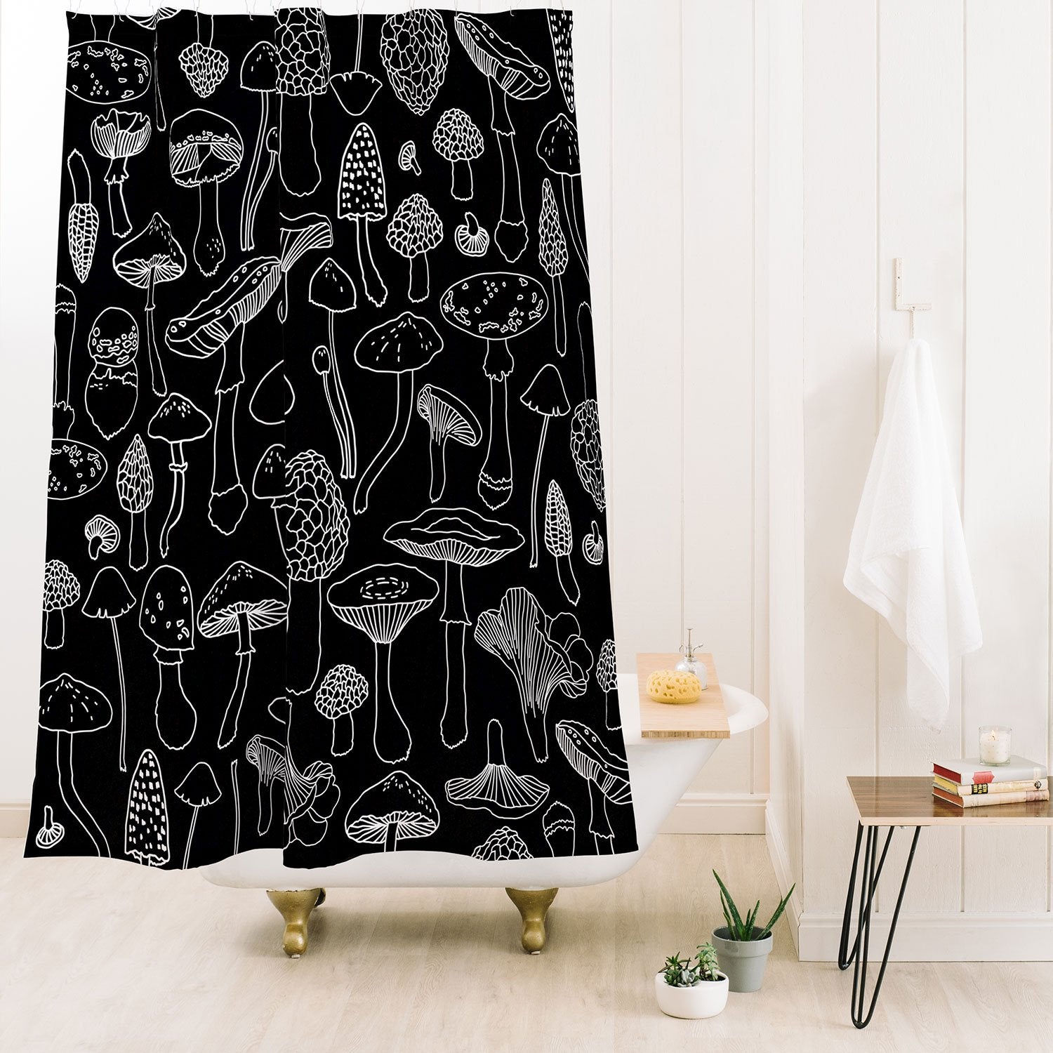 Ole Love You So MUSH Mushroom Print Shower Curtain (DS) - Lil Bee's  Bohemian