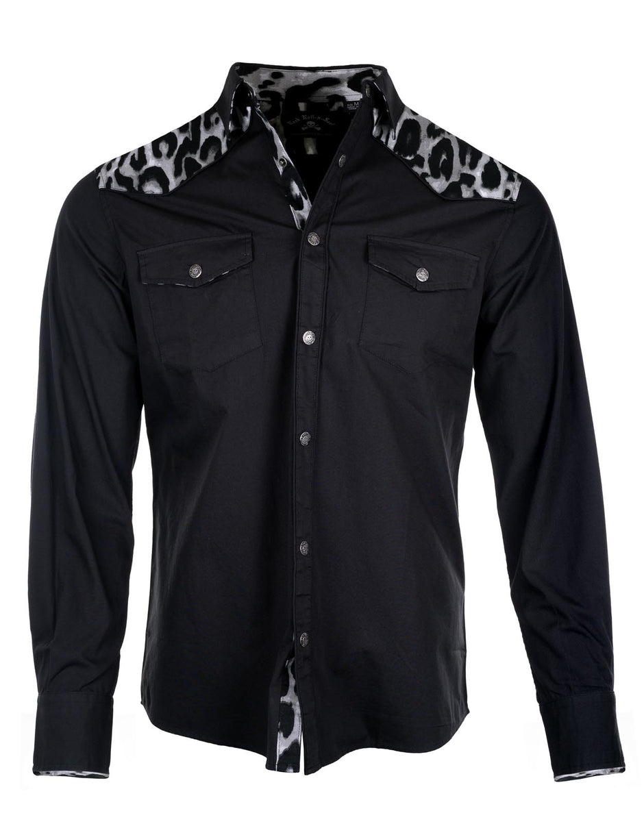 Men's LS Western Shirt | American Horse by Rock Roll n Soul