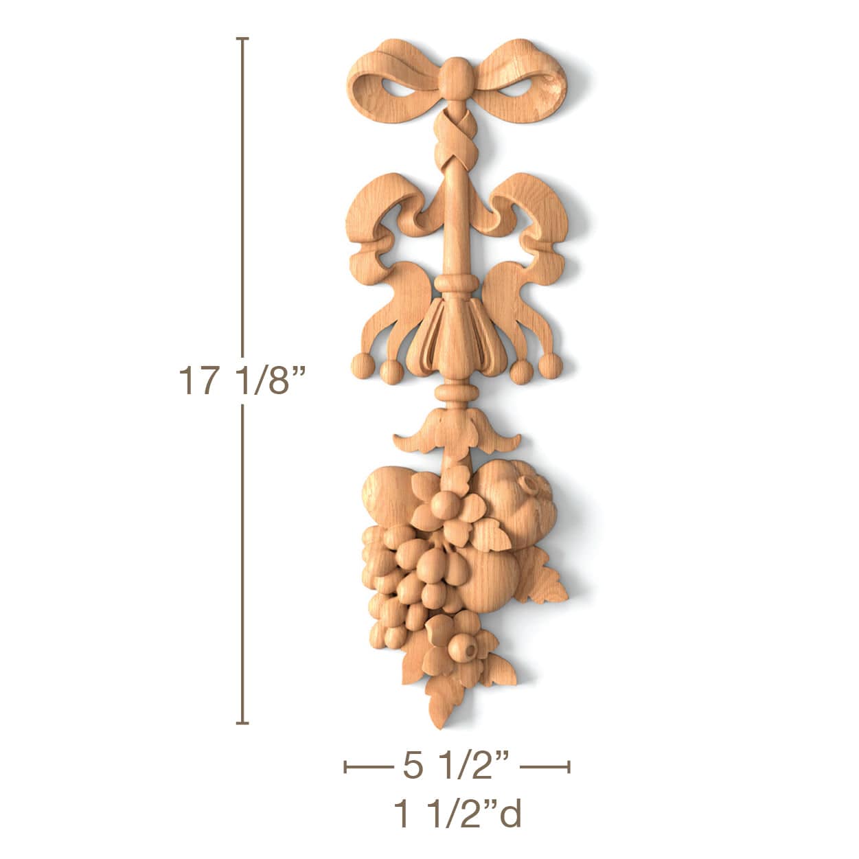 Baroque Corner Pair, 16 1/2"w x 16 1/2"h x 3/4"d
