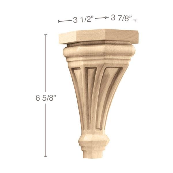 Small Pinnacle Corbel 3 7 8 W X 6 5 8 H X 3 1 2 D Mouldings Com