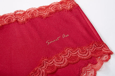 Uwila Warrior Soft Silks with Sayings, Smart Ass in Barberry