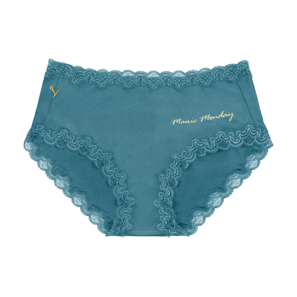 Yavorrs Women 100% Silk Briefs Panties Soft lacy Underwear 