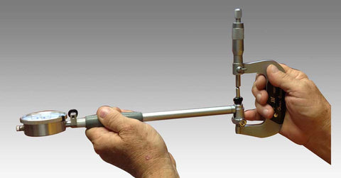 Dial Bore Gauge Setting With A Micrometer