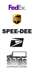 Goodson uses FedEx, UPS, Spee-Dee, USPS & Common Carriers