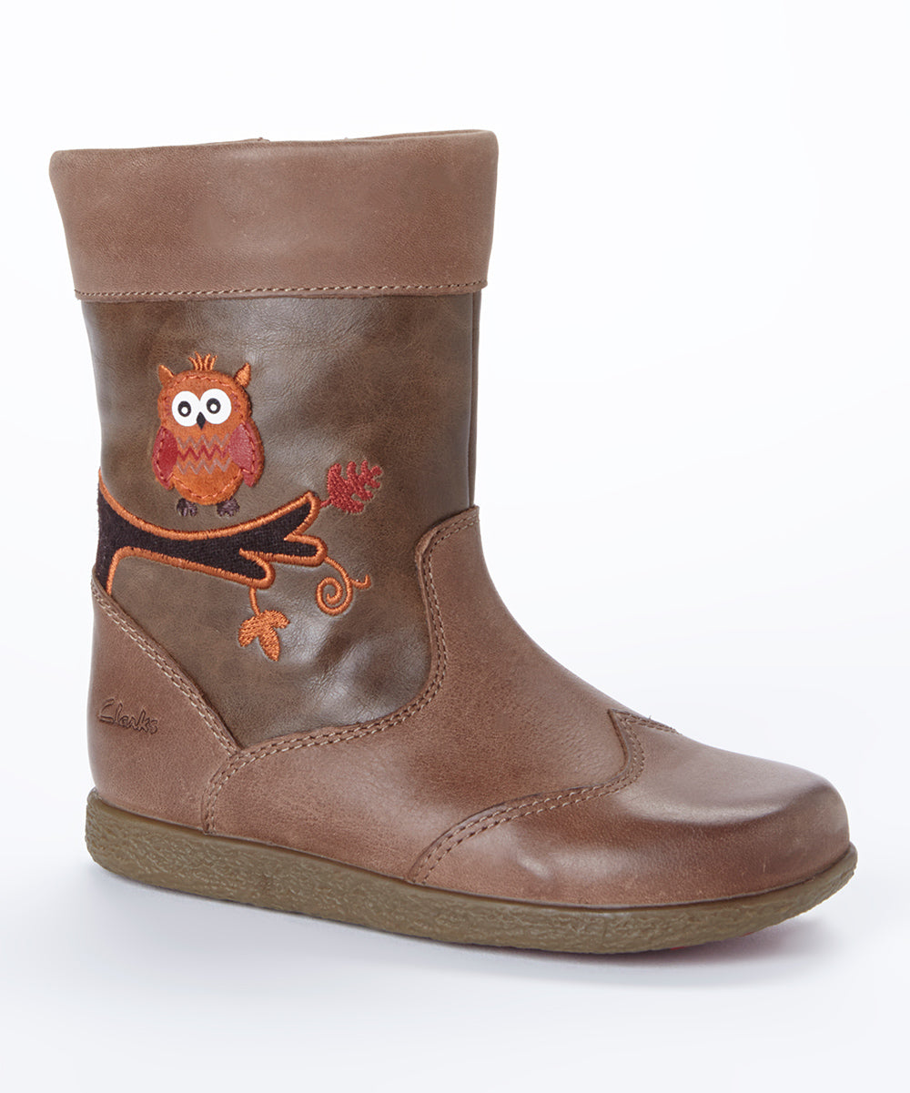 Jenna Owl First Boots – Shoe 
