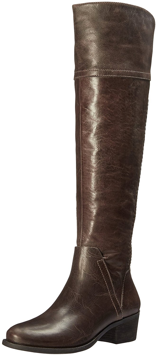 womens grey leather riding boots