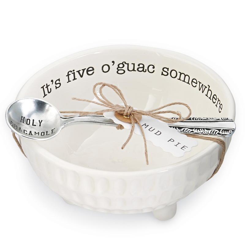 GUACAMOLE DIP CUP SET | FREE SHIPPING | MUD PIE | A. DODSON'S BY MUD PIE