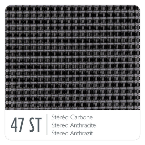 Fermob Anthracite Stereo fabric swatch