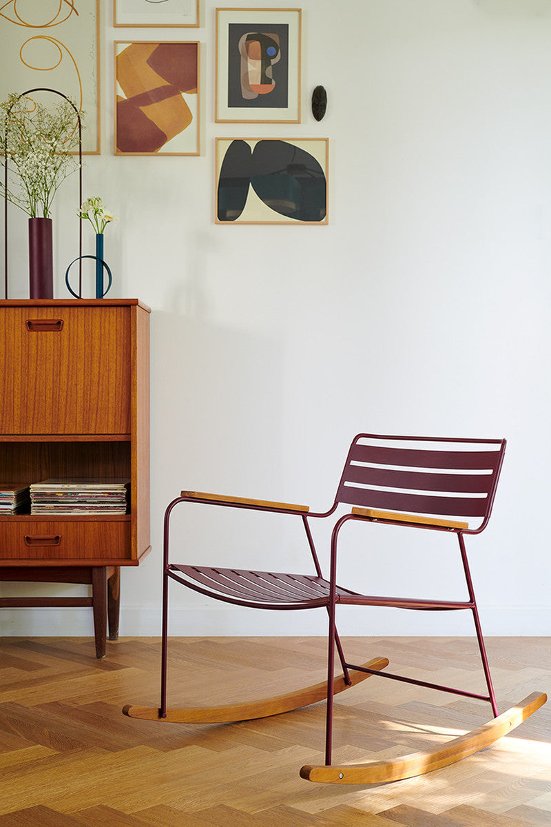 Fermob Surprising Rocking Chair in living room