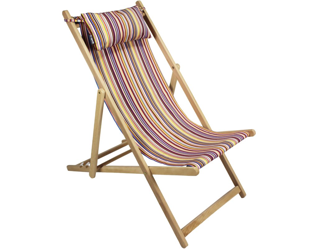 old fashioned deckchairs