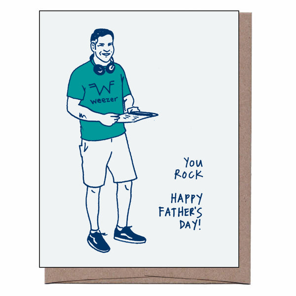 Dad Rock Father's Day Card – La Familia Green