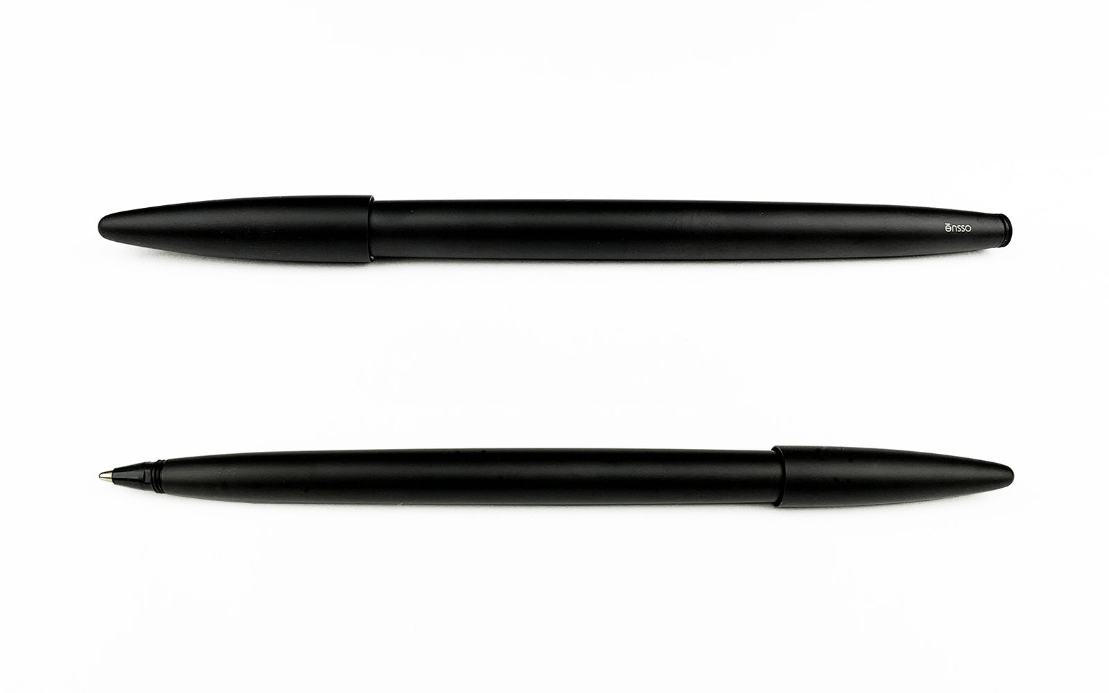 Omgekeerde huichelarij Schots ARIA Ballpoint Pen For BiC - Black Aluminum - ensso