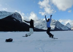 Snowshoeing