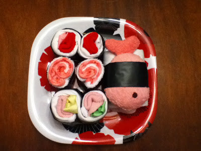 baby sushi plate