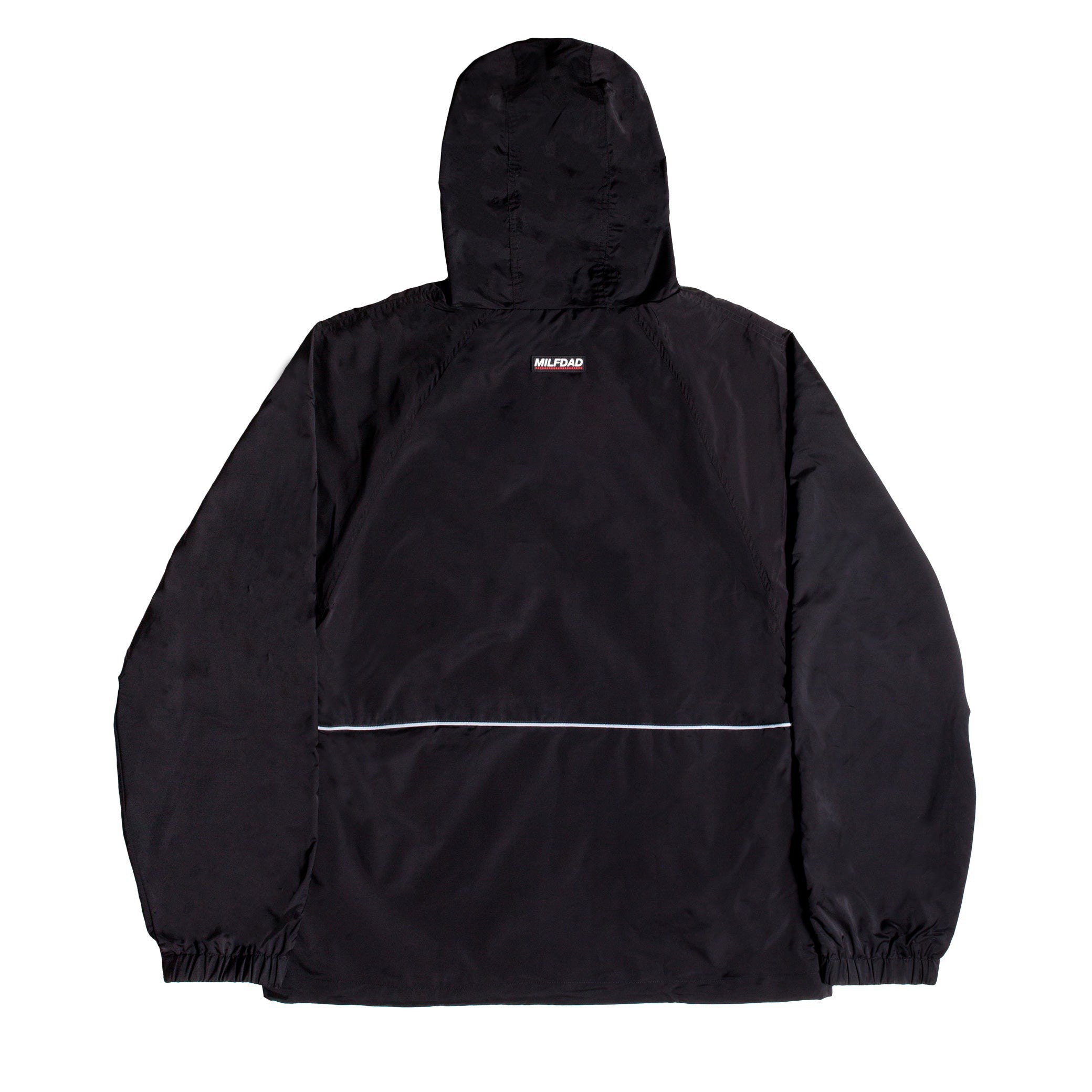 HOODED 3M WINDBREAKER - BLACK – MILFDAD