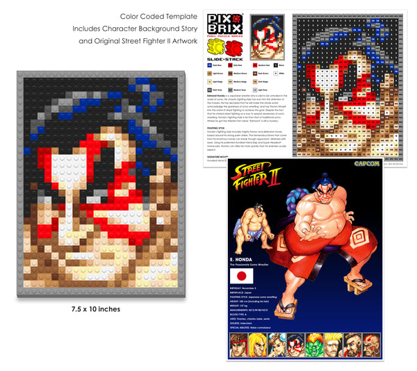 Zangief Street Fighter® Pixel Puzzle Bricks– Shop Online! – Pix Brix