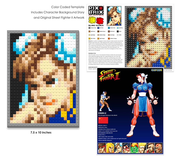 Street Fighter® Blanka Pixel Puzzle Bricks – Order Now! – Pix Brix