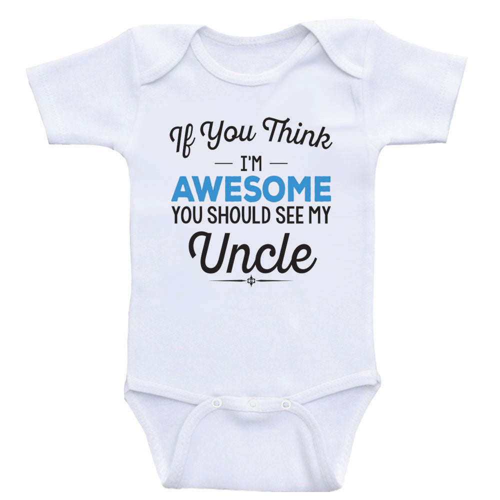 Image of funny baby onesies uncle
