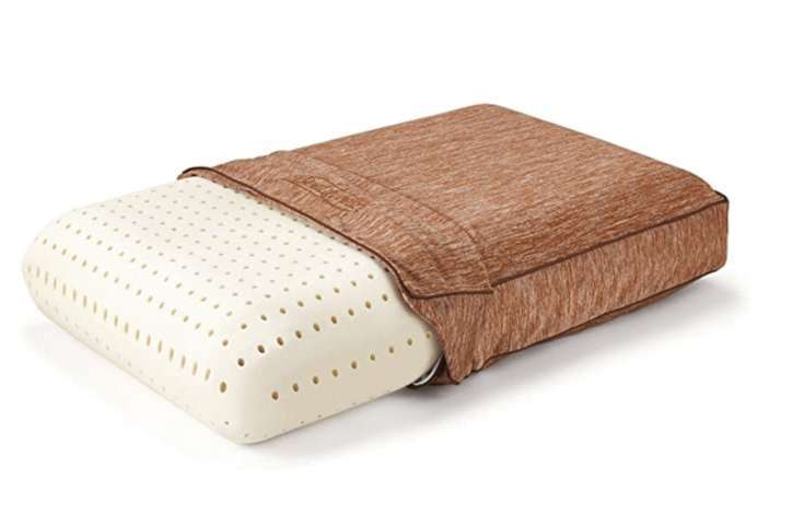 Beautyrest Copper Pillow half fitted brown pillowcase