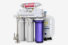 iSpring Reverse Osmosis Drinking Water Filter System with Alkaline Remineralization and OXA Alkaline Water Filter Pitcher 