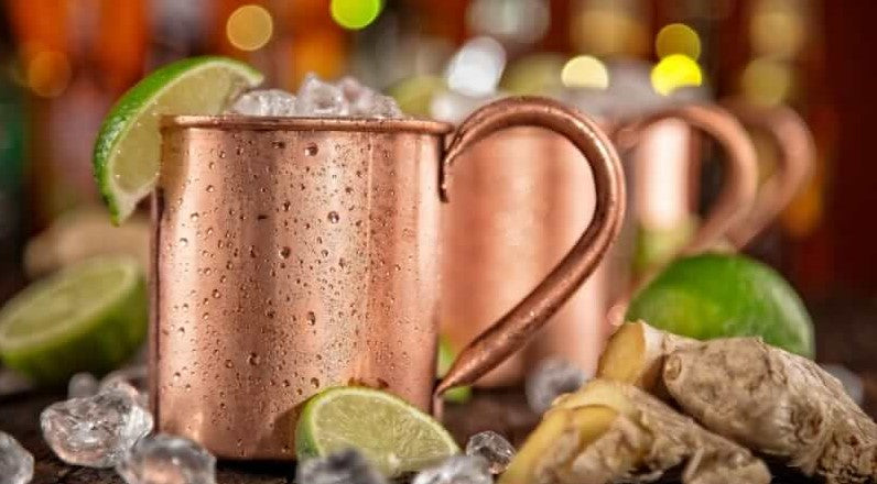 copper mugs