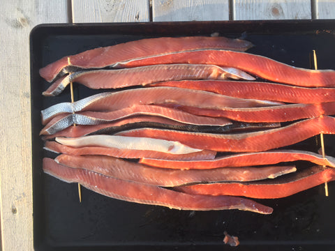 Salmon strips