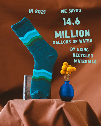 Environmentally Friendly Recycled Socks