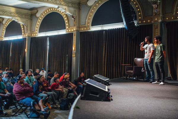 Presenting the Cardistry documentary at the McMenamins Crystal Ballroom in Portland Oregon