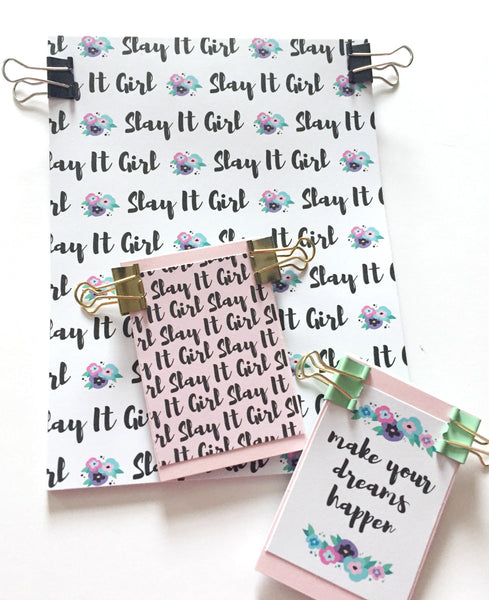 Slay It Girl Planner Setup By Annie. Papercakes design team. www.serenabee.com