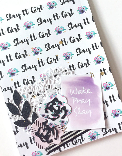 Slay It Girl Planner Setup By Annie. Papercakes design team. www.serenabee.com