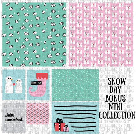 bonus snow day mini collection