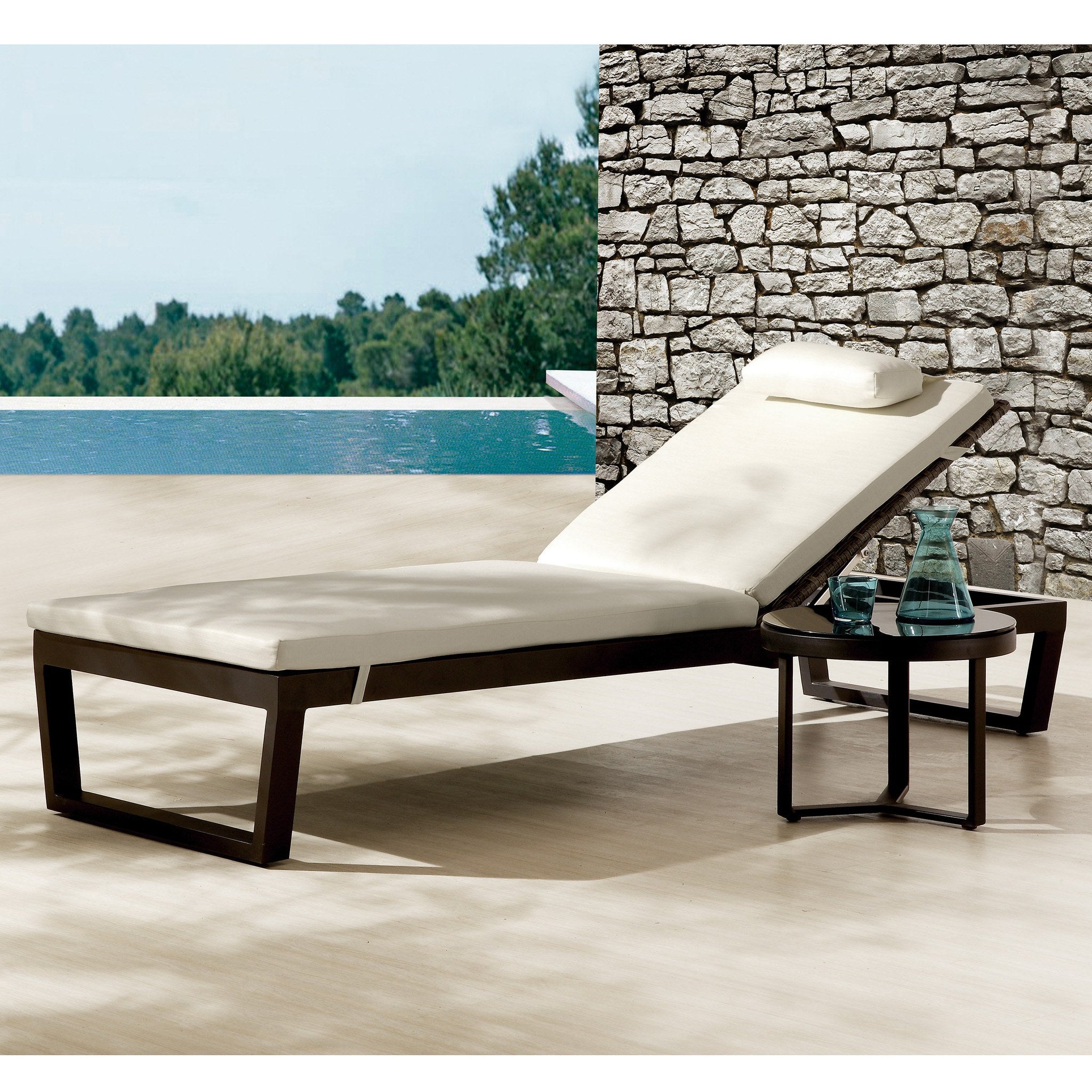 Contract Quality Outdoor Chaise Lounge Chair Tb Outdoor Design