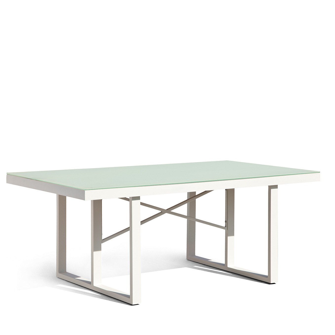 Contract Quality Outdoor Furniture Dining Table Glass Top