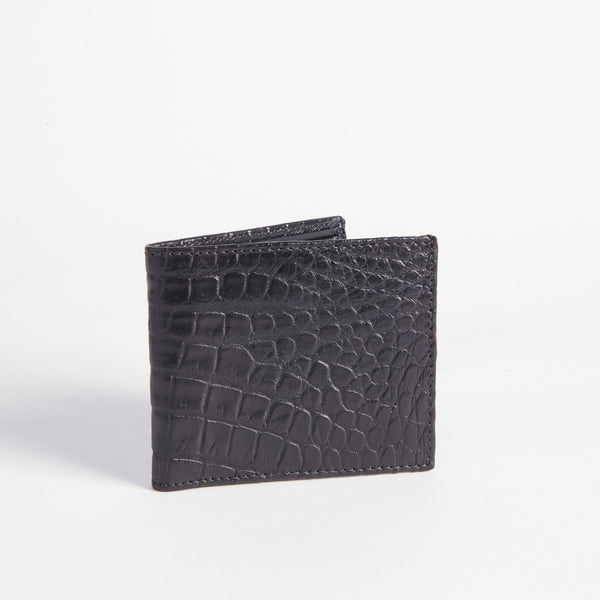 Classic Crocodile Wallet | Croc Stock and Barra