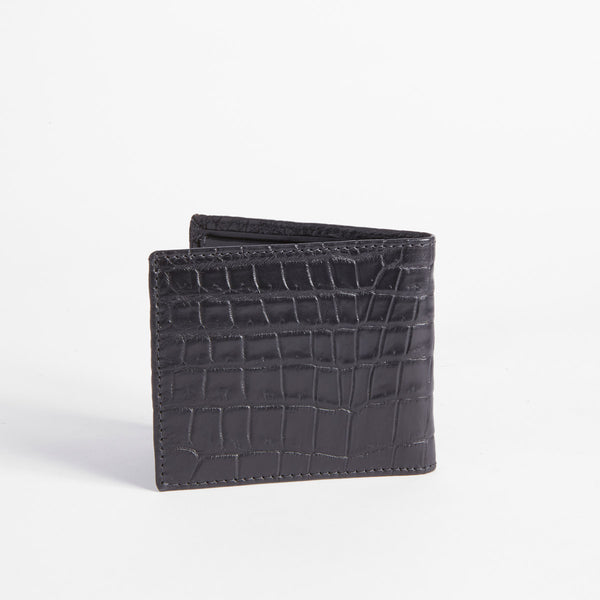 Classic Crocodile Wallet | Croc Stock and Barra