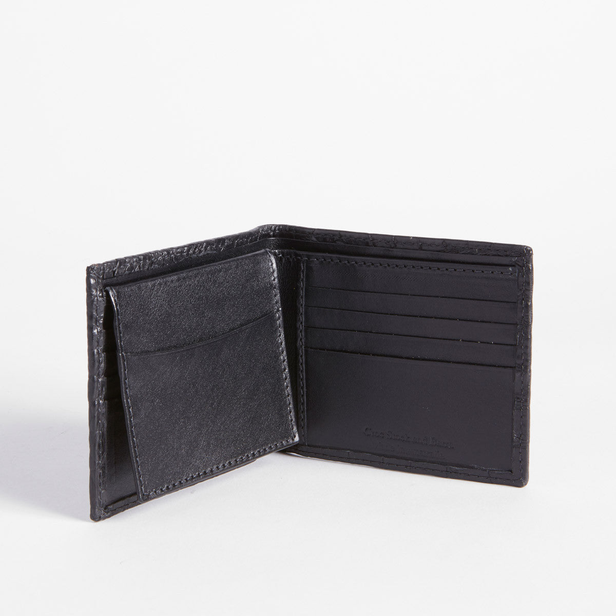 Classic Crocodile Wallet | Croc Stock and Barra